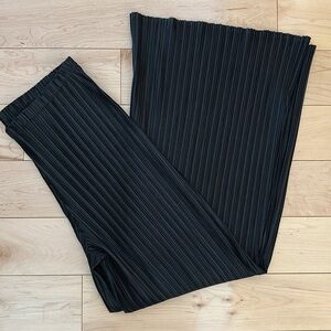 Women’s Milano Black Wide Leg Stretch Pants Size L